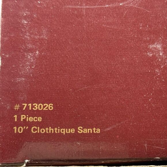 Vtg 1999 Possible Dreams Clothtique Santa 713026 Father Christmas w Box - Picture 16 of 16